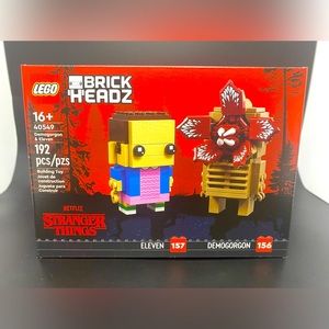 Lego Brick Headz Stranger Things Demogorgon & Eleven 40549 New